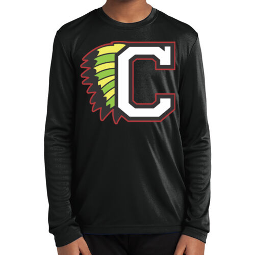 Caz Hockey & Player Name - Youth Long Sleeve PosiCharge ® Competitor Tee Thumbnail